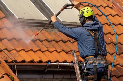 Démoussage et hydrofuge de toiture à Chitry